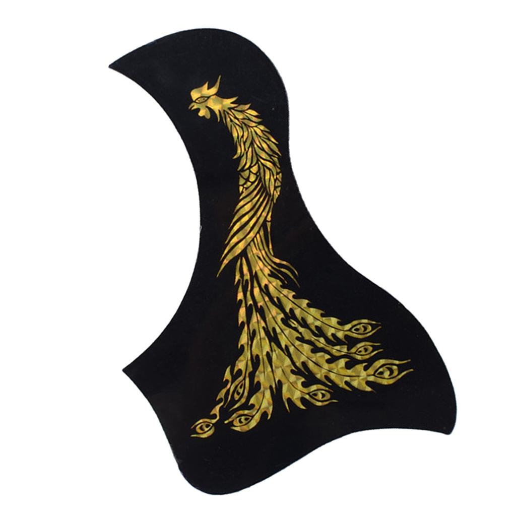 Guitar Pickguard Scratch Plate for Acoustic Guitar Golden Phoenix