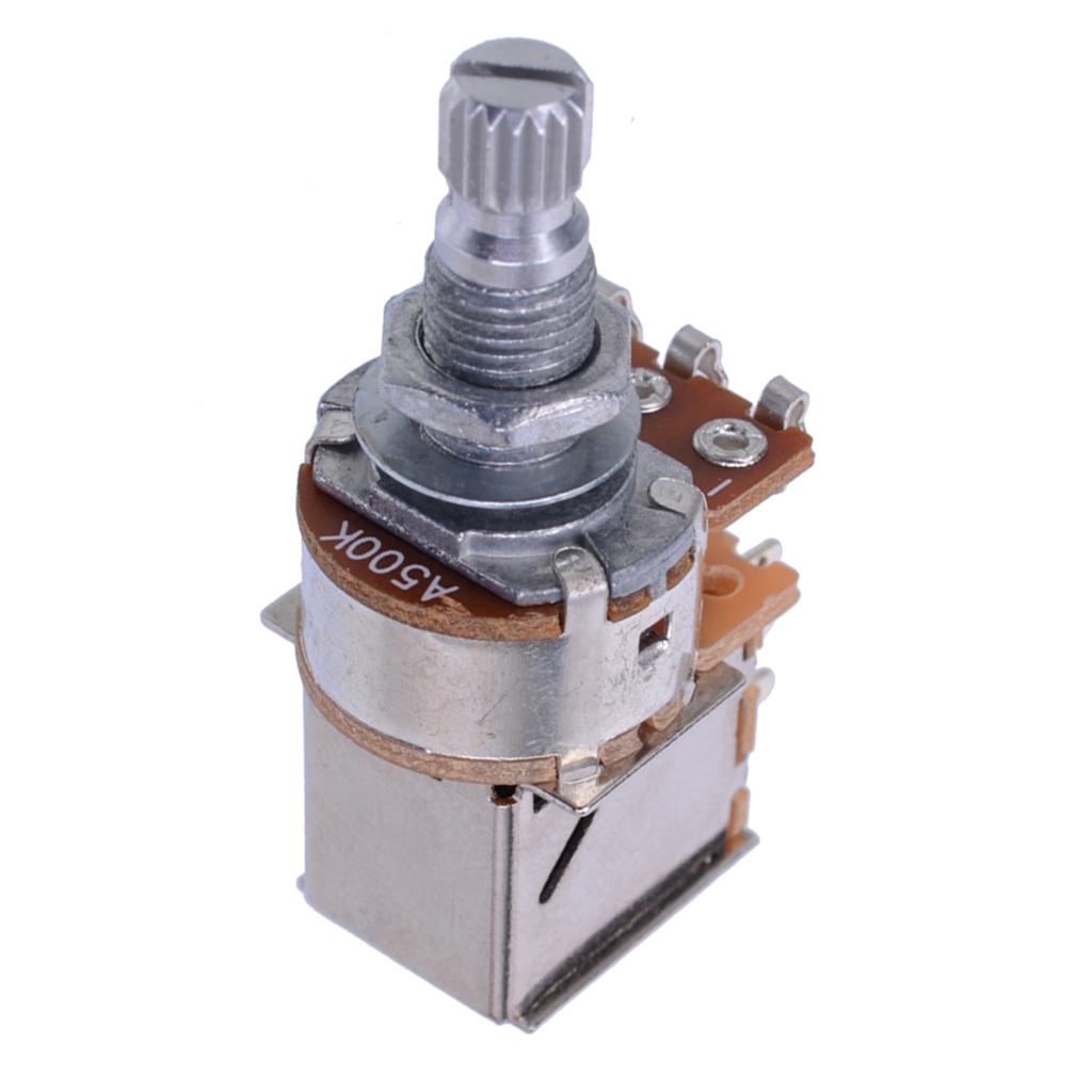 Electric Guitar/Bass A500K Potentiometer Switch for Musical Parts