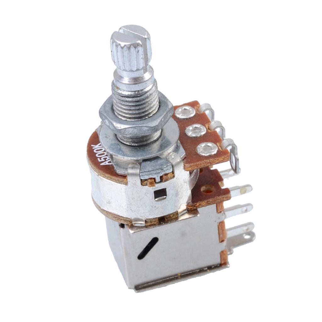 Electric Guitar/Bass A500K Potentiometer Switch for Musical Parts