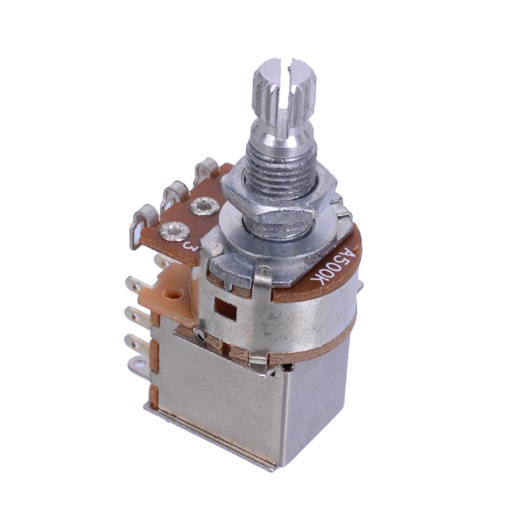 Electric Guitar/Bass A500K Potentiometer Switch for Musical Parts