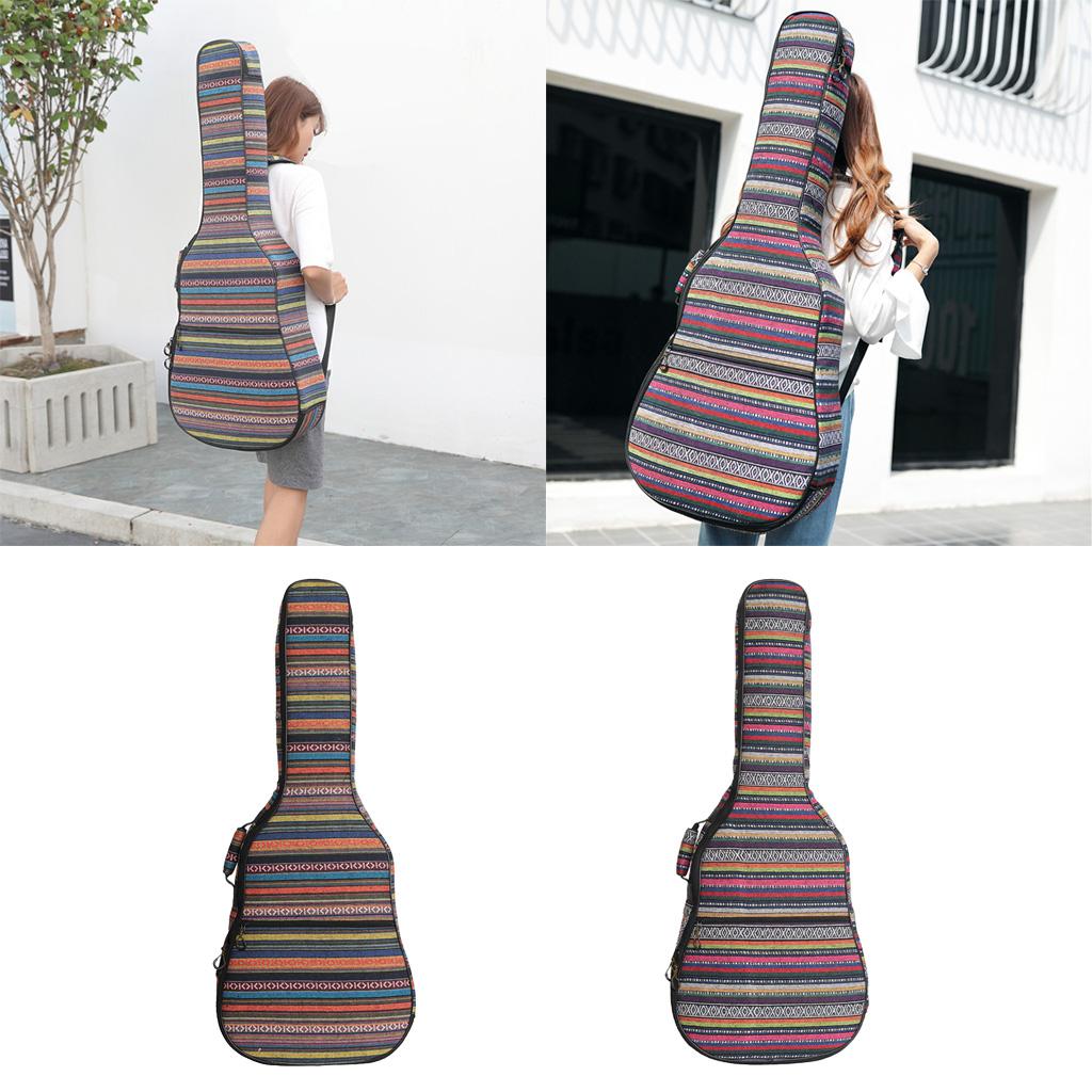 40/41inch Acoustic Guitar Padded Soft Case Gig Bag for Guitar Parts A