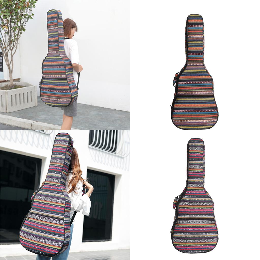 40/41inch Acoustic Guitar Padded Soft Case Gig Bag for Guitar Parts A