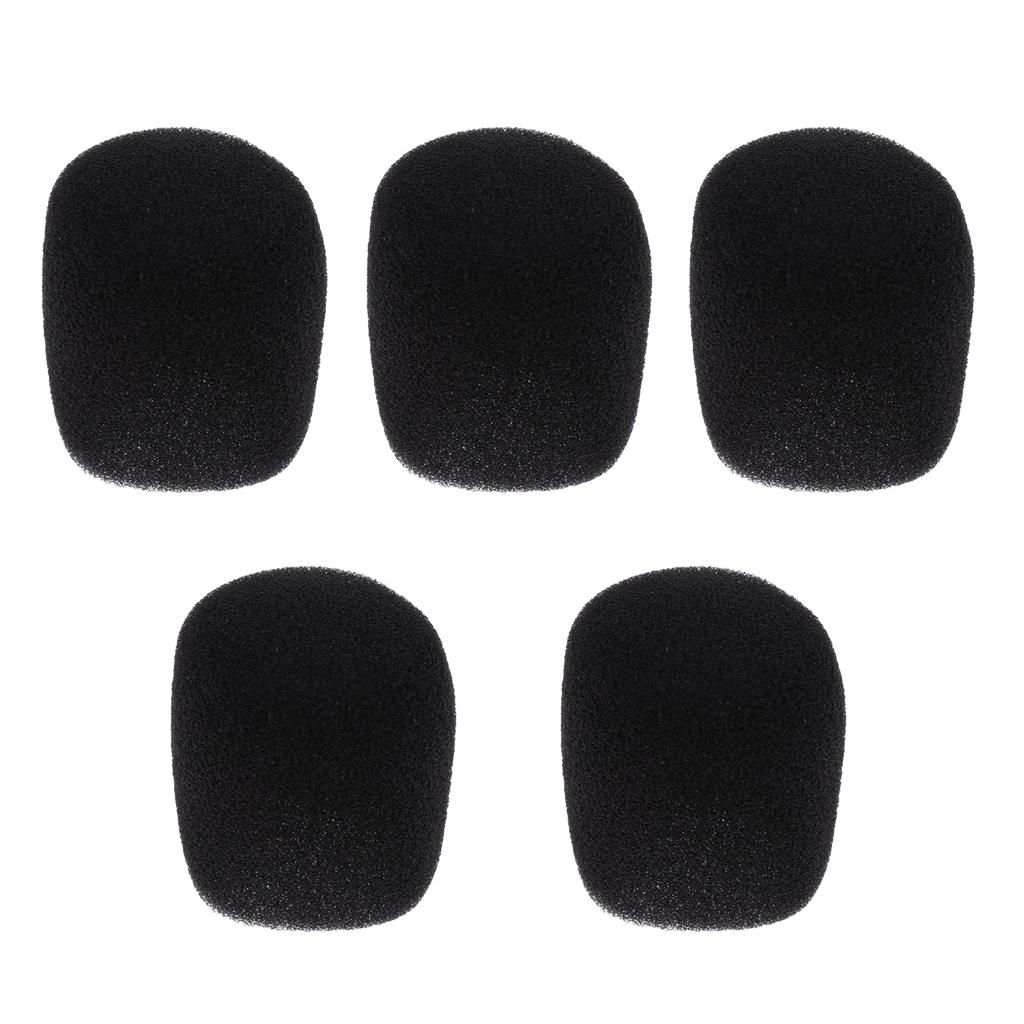 5 PCS Microphone Windshield Covers Mic Sponge Foam Cover Windscreen 5cm
