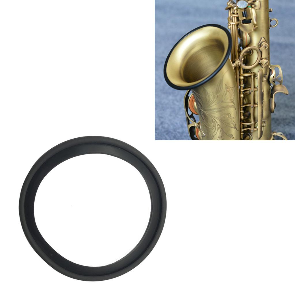 Black Alto Saxophone Trumpet Ring Mute Protector Woodwind Instrument Parts