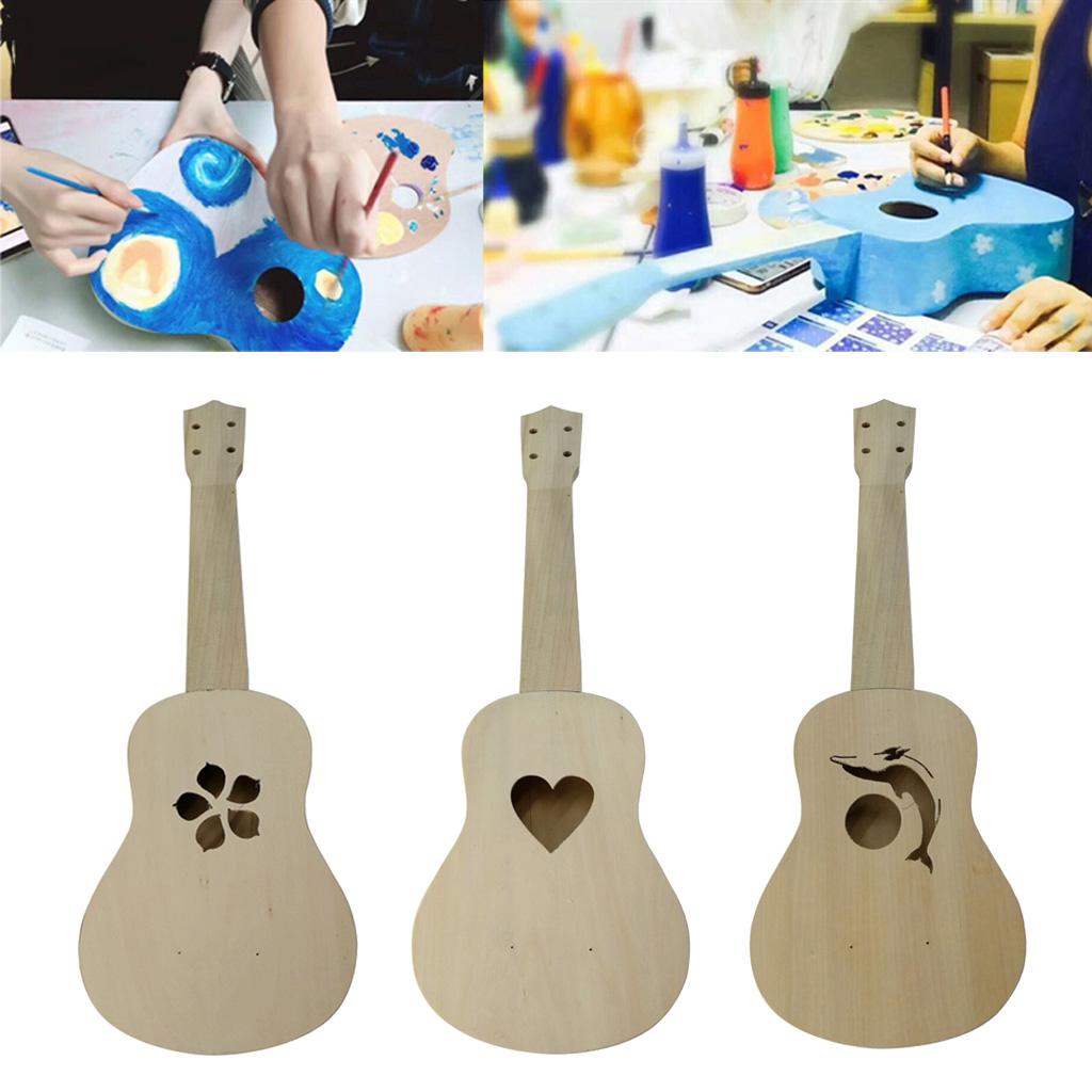 21 Inch Ukulele DIY Kit Hawaii Guitar Children's Toy Assembly Gift #1