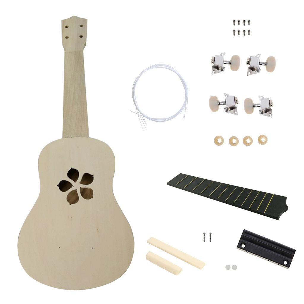 21 Inch Ukulele DIY Kit Hawaii Guitar Children's Toy Assembly Gift #1