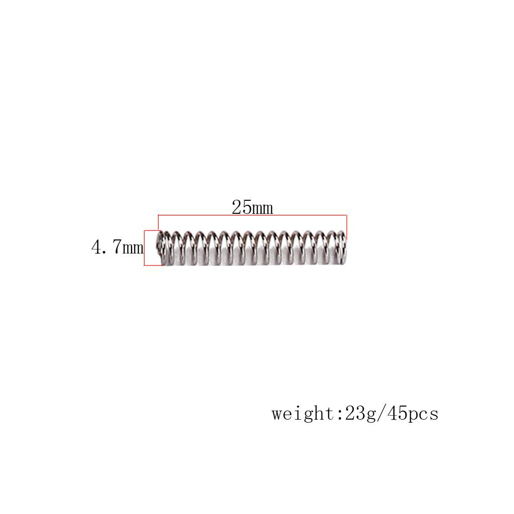 Electric Guitar Humbucker Pickup Springs for Guitar Parts 25x4.7mm