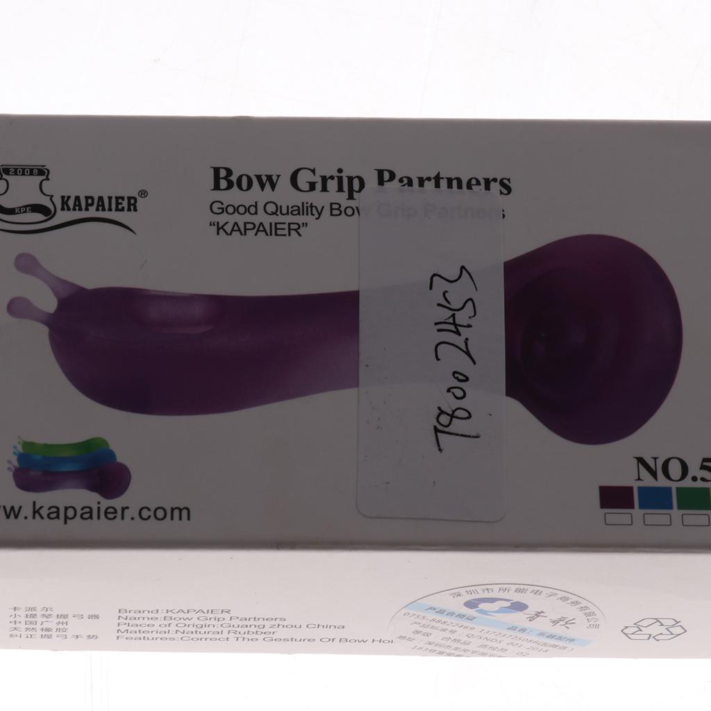 Violin Bow Buddy Bow Holder Violin Fiddle Teaching Aid Correct Purple