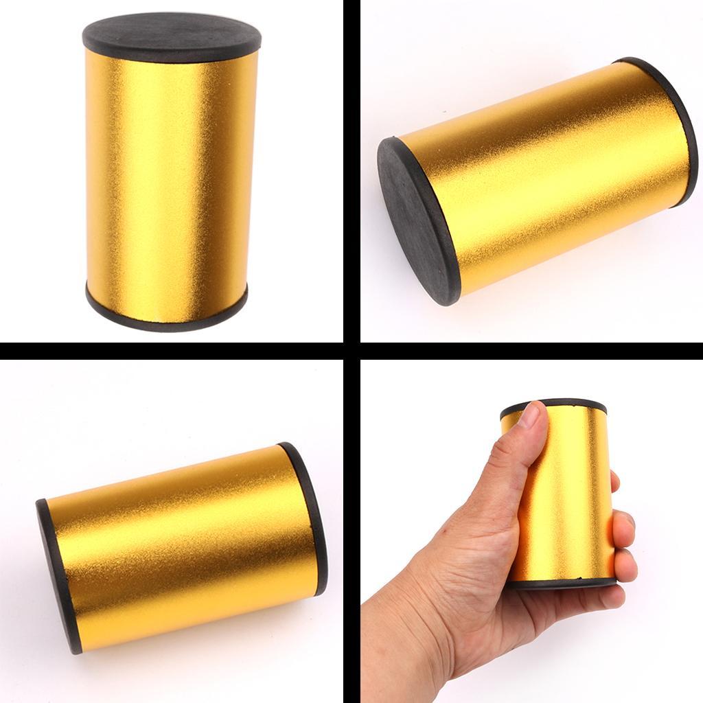 Metal Cylinder Sand Shaker Rhythm Hand Percussion Instrument 85mm