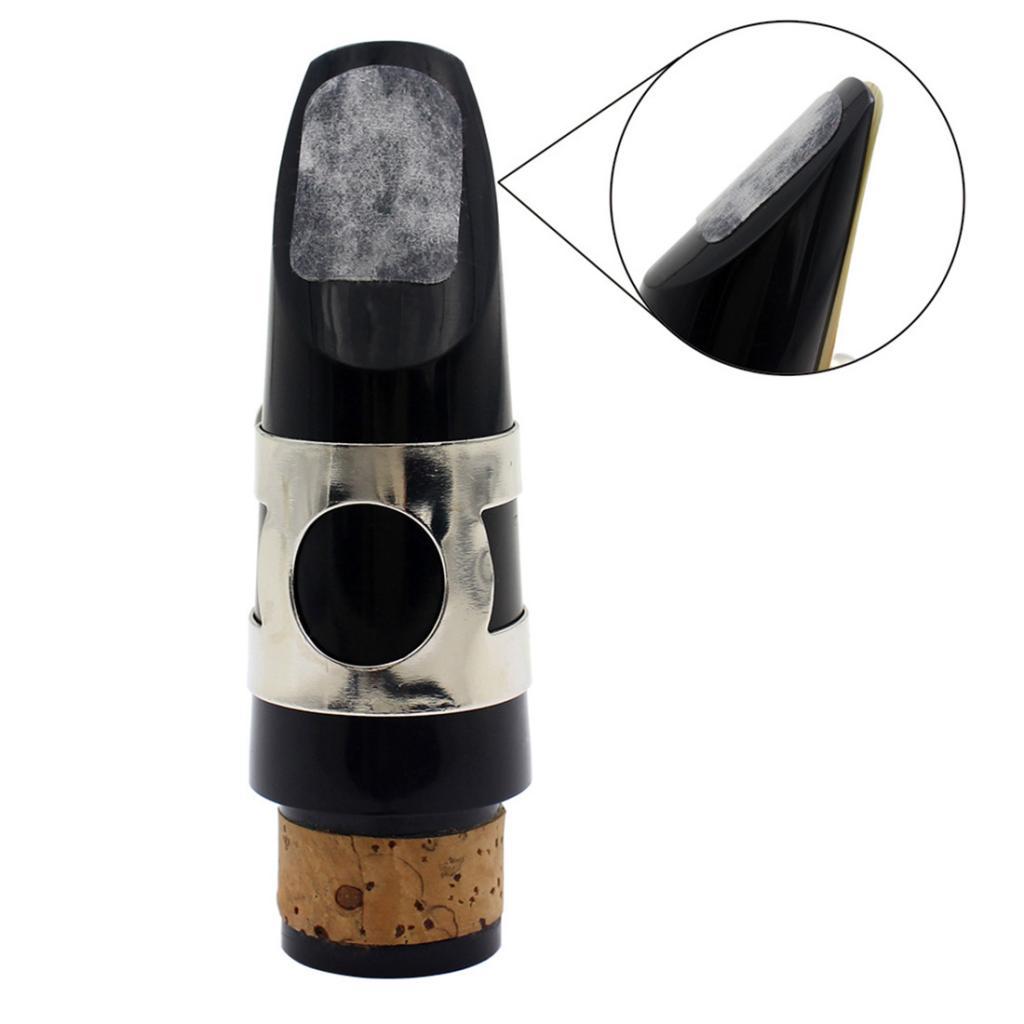 8 Pieces Clarinet Mouthpiece Pad for Wind Woodwind Parts 27x20x0.3mm White
