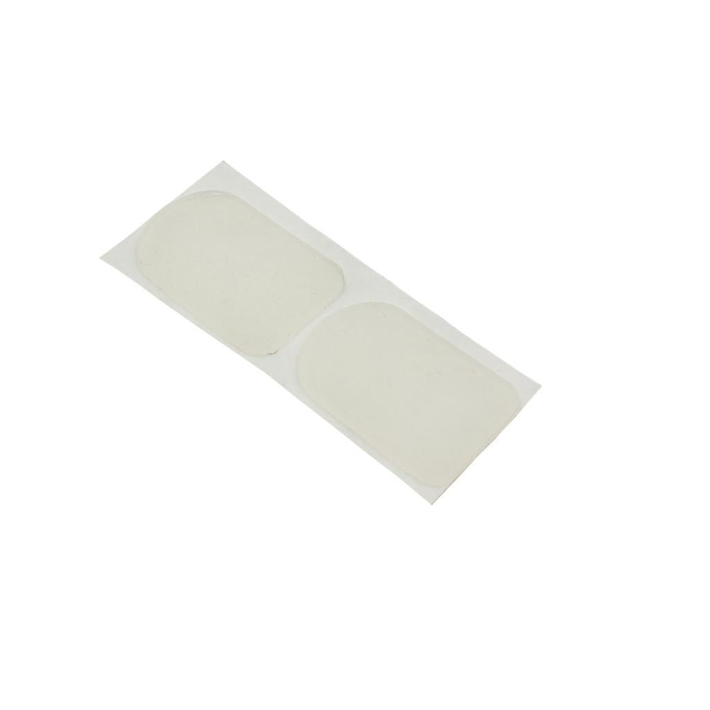 8 Pieces Clarinet Mouthpiece Pad for Wind Woodwind Parts 27x20x0.3mm White
