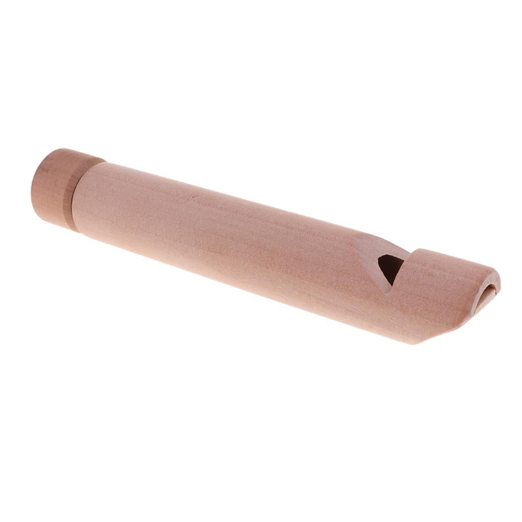 Handmade Wooden Whistle Kids Children Toy Fun Authentic Sound for Gift