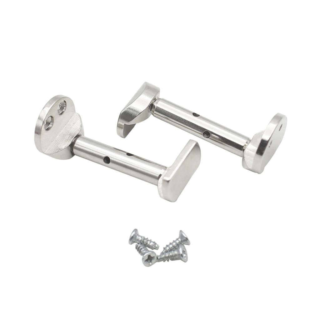 2PCS Violin Chin Rest Screw for 3/4 4/4 Violin Accessory Parts Sliver