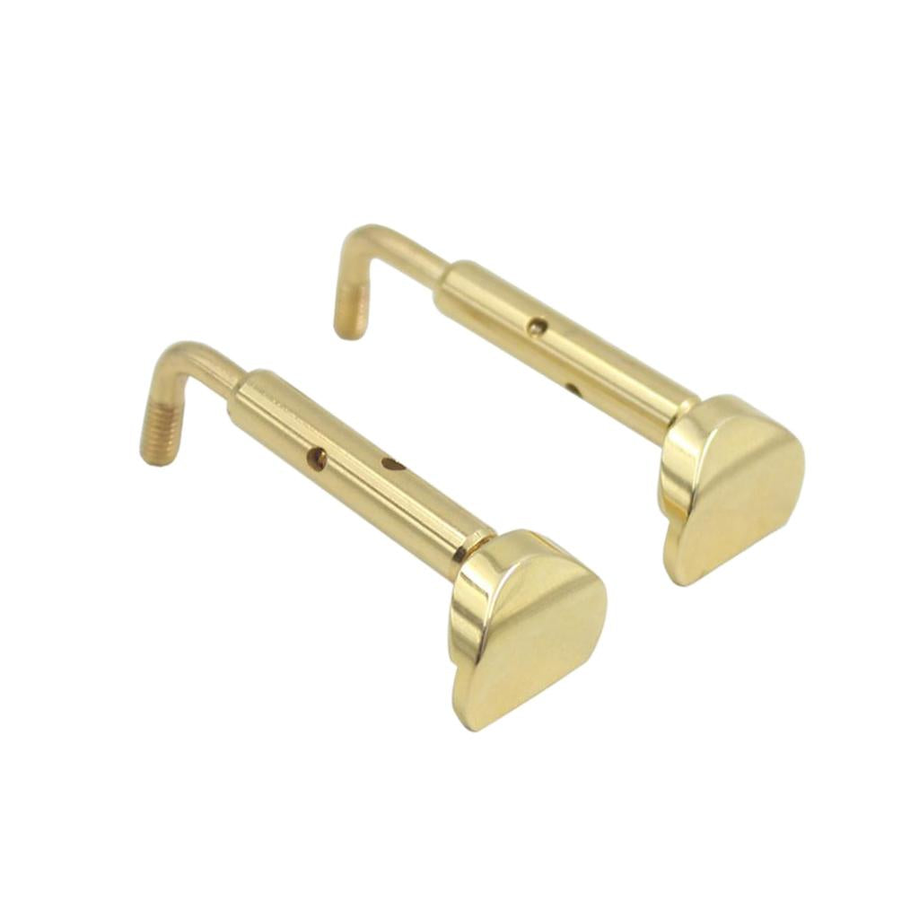 2 Pieces Violin Chin Rest Screws 3/4 4/4 Violin Replacement Parts Golden