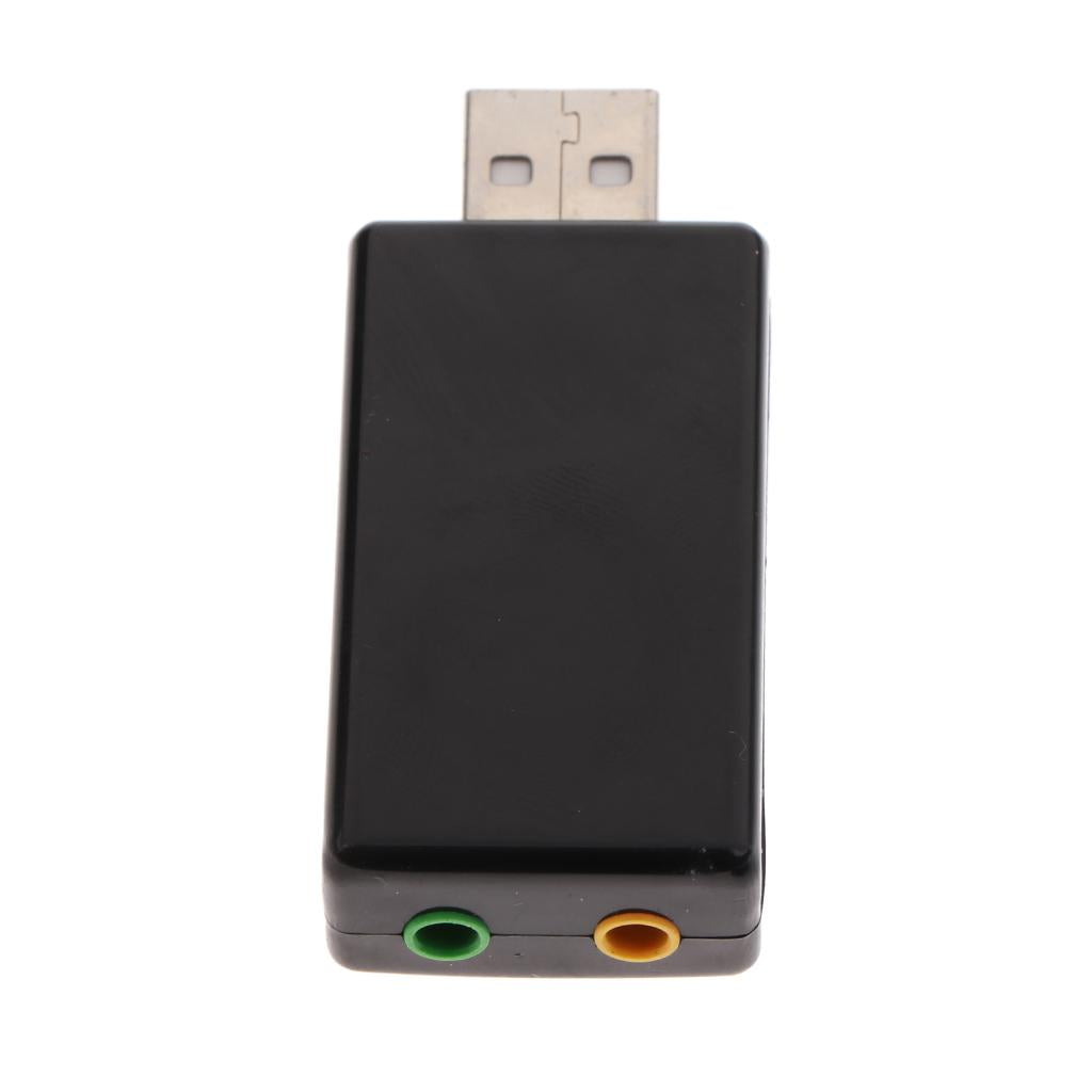 External USB Audio Sound Card Converter Adapter 3D Virtual 7.1CH for Musical