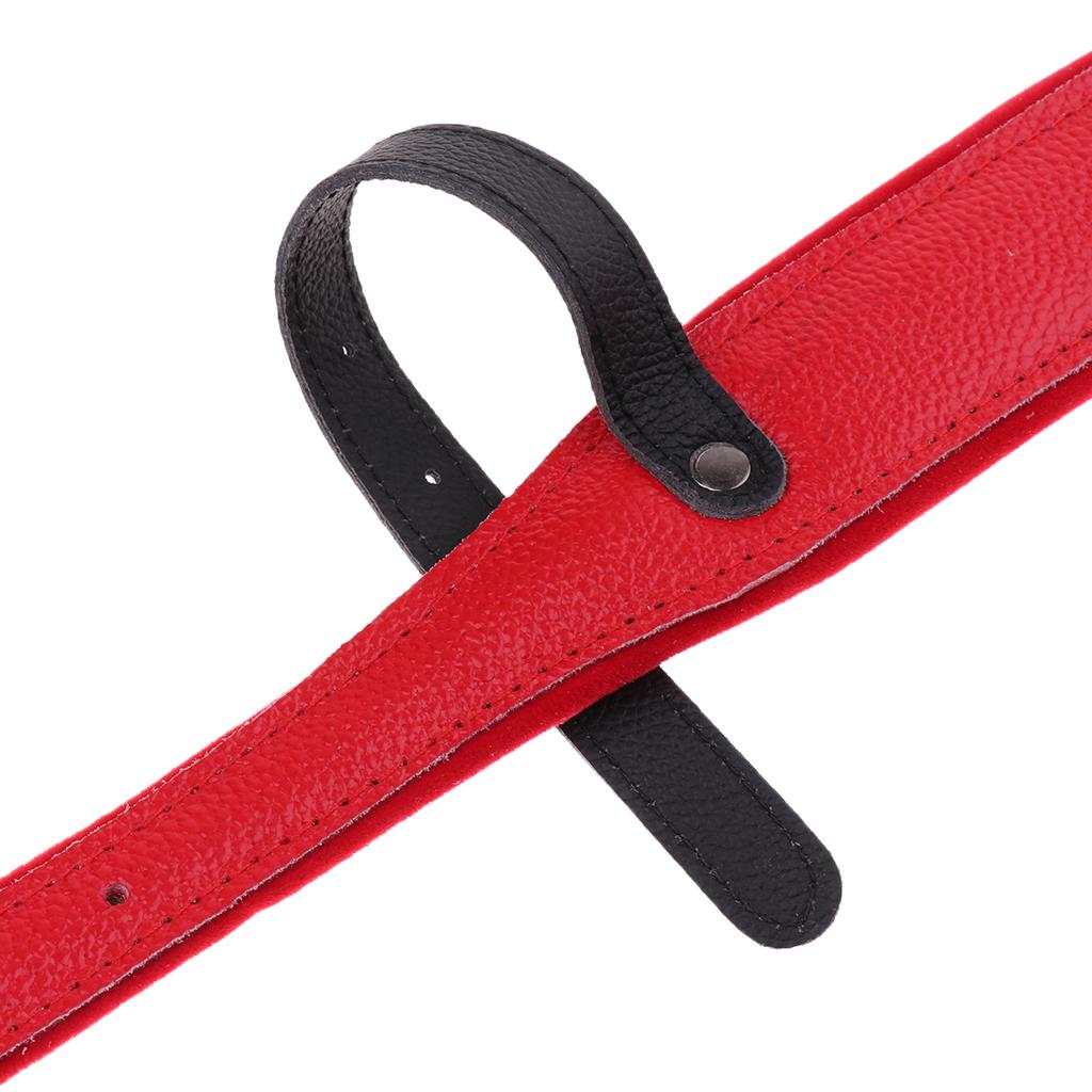 1 Pair Shoulder Strap for Bass Accordion Parts Red