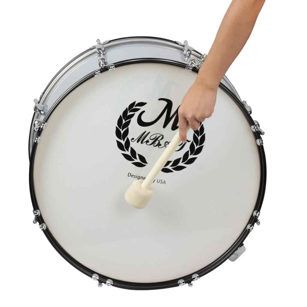 Wooden Bass Drum Mallet Drumsticks for Drum Percussion Instrument