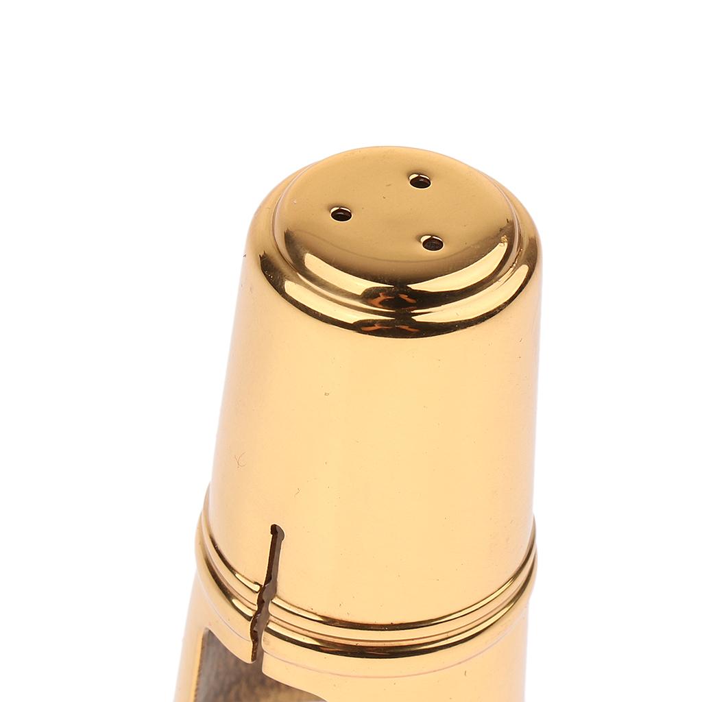 Metal Mouthpiece Cap for Saxophone Buckle Patches Pads Cap Golden Alto