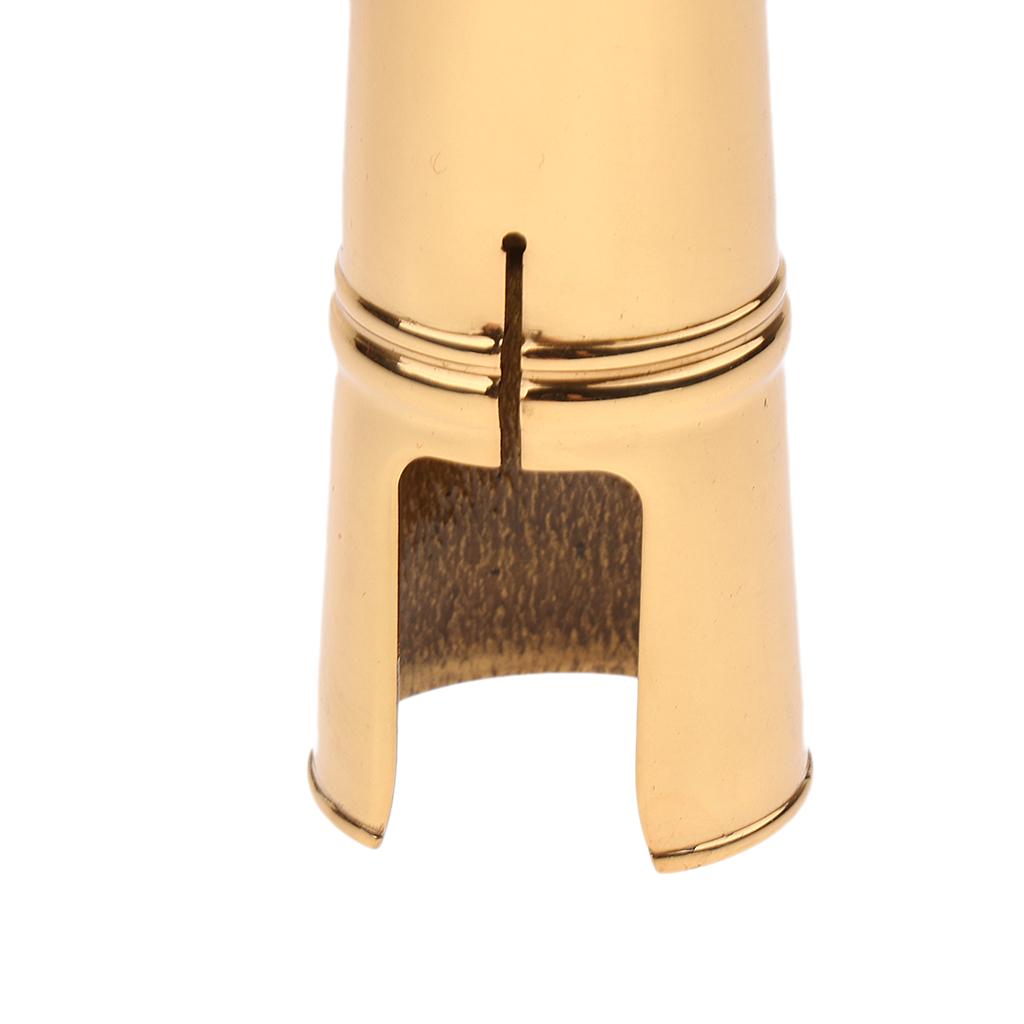 Metal Mouthpiece Cap for Saxophone Buckle Patches Pads Cap Golden Alto