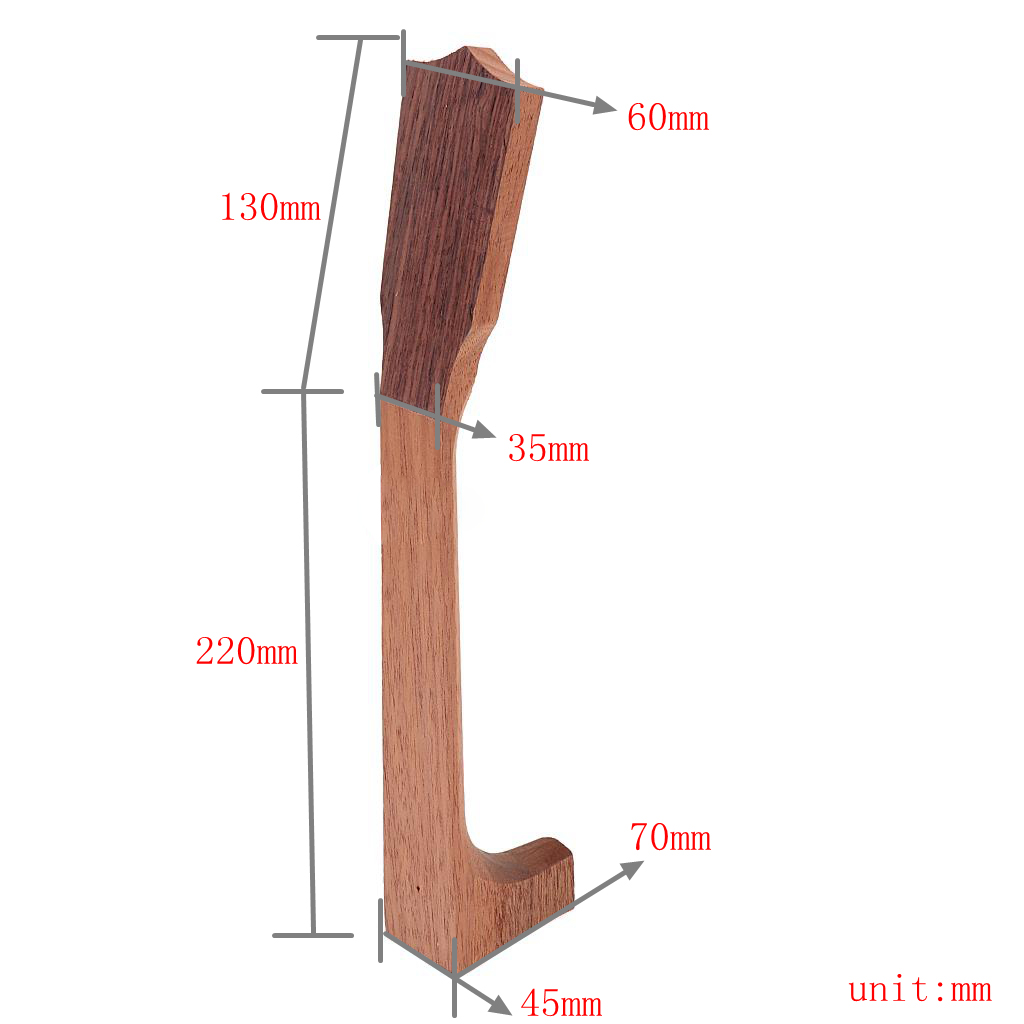 Mahogany 23inch Ukulele Neck Luthier DIY Parts