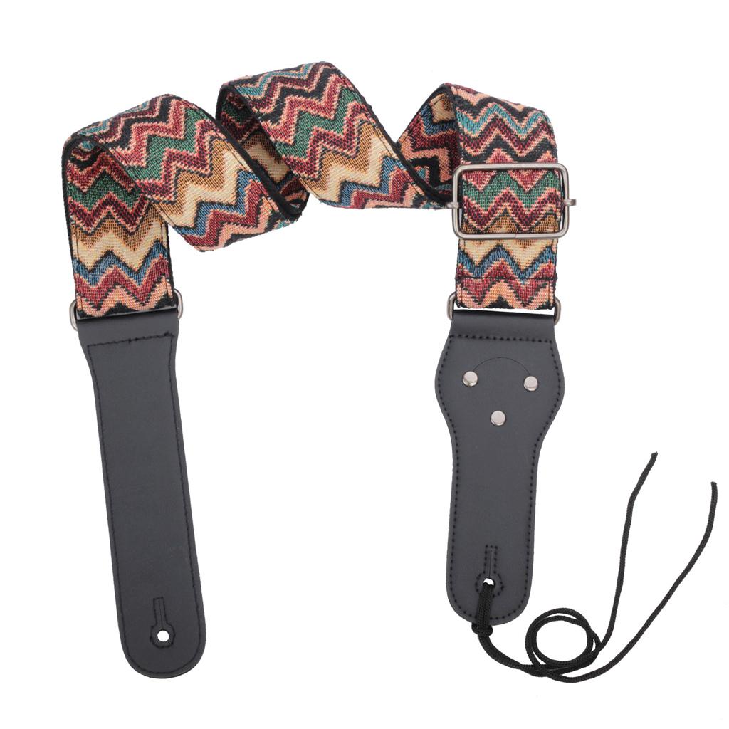 Soft Strap Belt Acoustic Electric Guitar Bass Nylon Adjustable Strap B