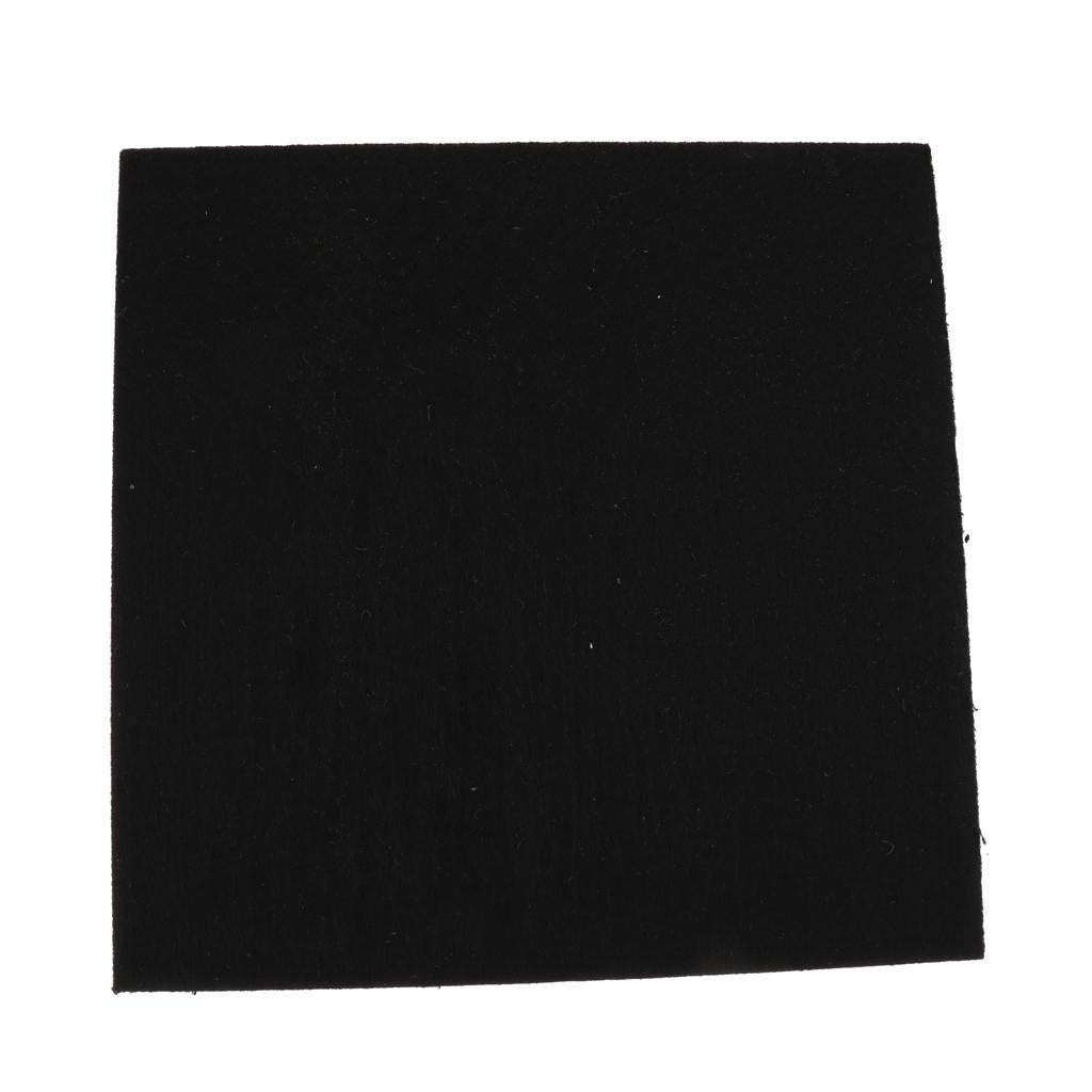 6pcs Acoustic Panel Sound Absorption Foam for Home Theater Studio Black