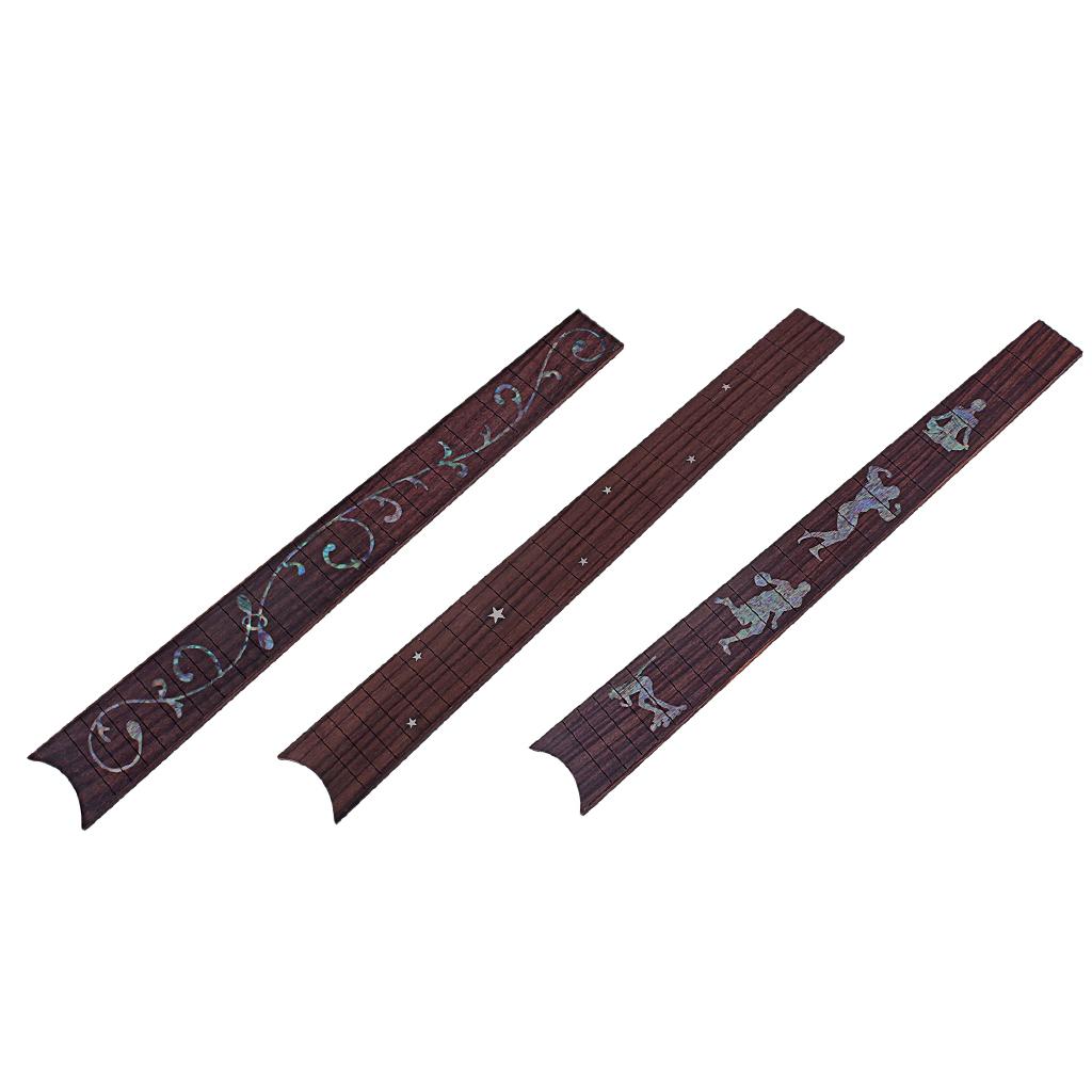 20 Fret Rosewood Fingerboard Fretboard for Acoustic Guitar Replacement 1