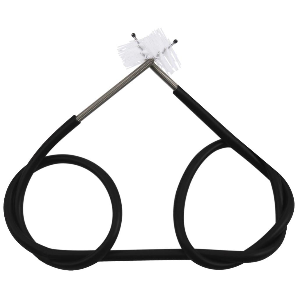 1 Piece Trumpet Horn Instrument Cleaning Brush with Steel Wire Rope Band