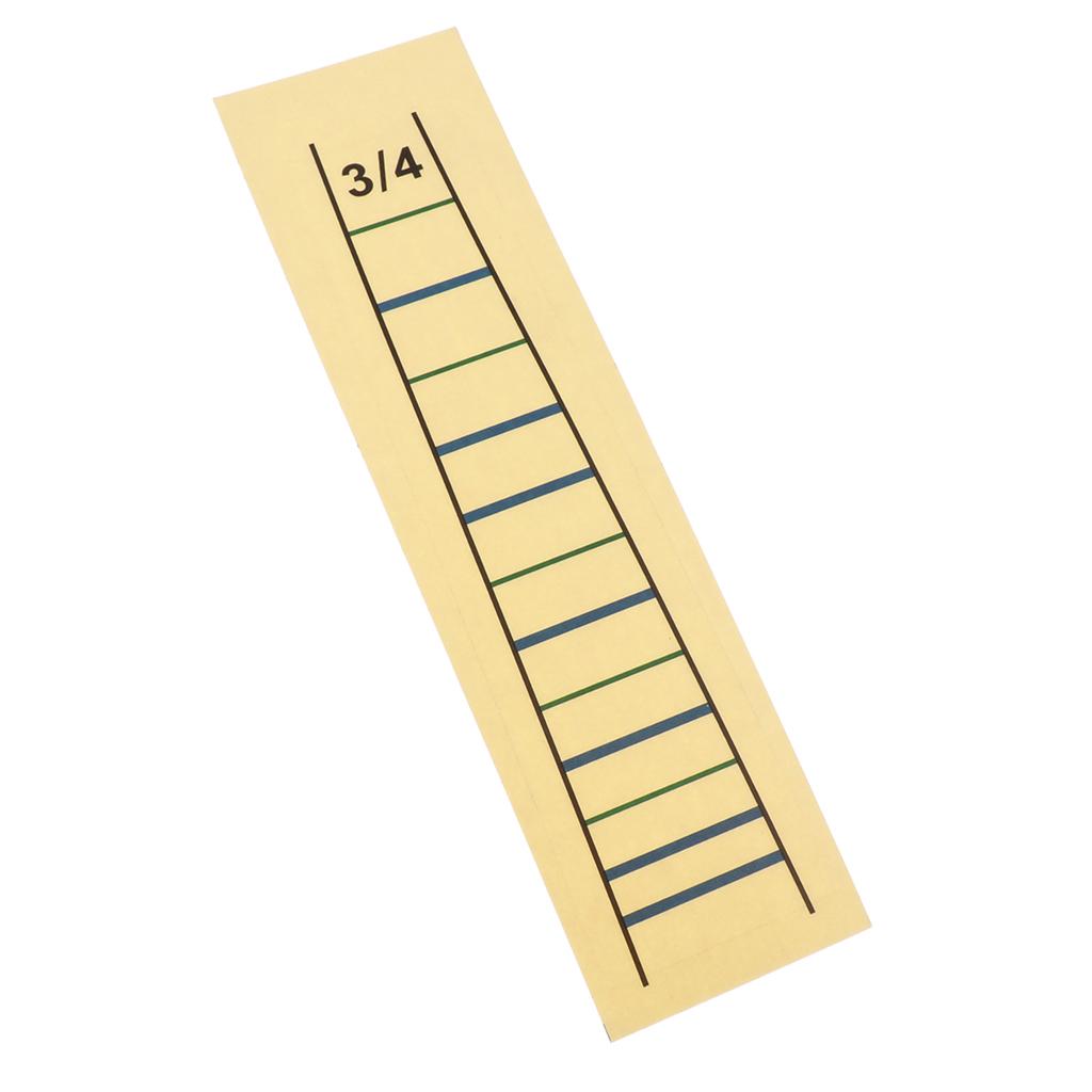 Violin Fretboard Sticker Fiddle Chart Finger Marker for Student Learning 3-4