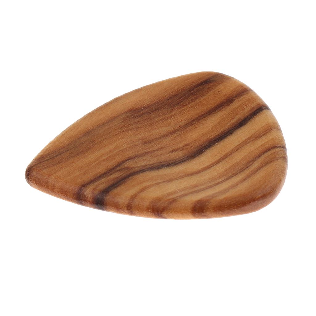 Wooden Guitar Pick Handmade Acoustic Guitar Pick Plectrum for Guitar Parts F