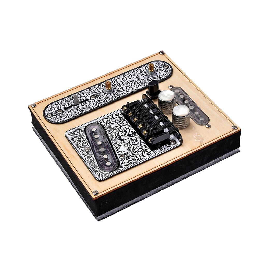 1 Set Prewired Control Plate&Bridge Replacement Accessory for Tele TL White