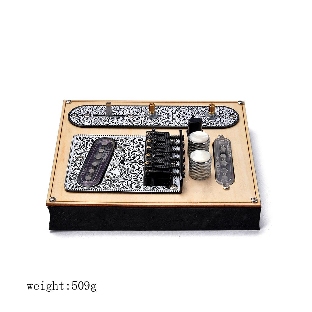 1 Set Prewired Control Plate&Bridge Replacement Accessory for Tele TL White