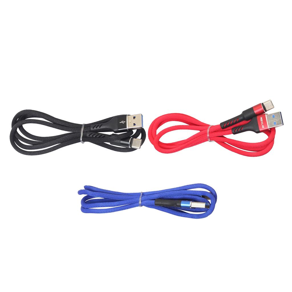 USB Type-C Data Sync Fast Charging Cable for Android Device Blue