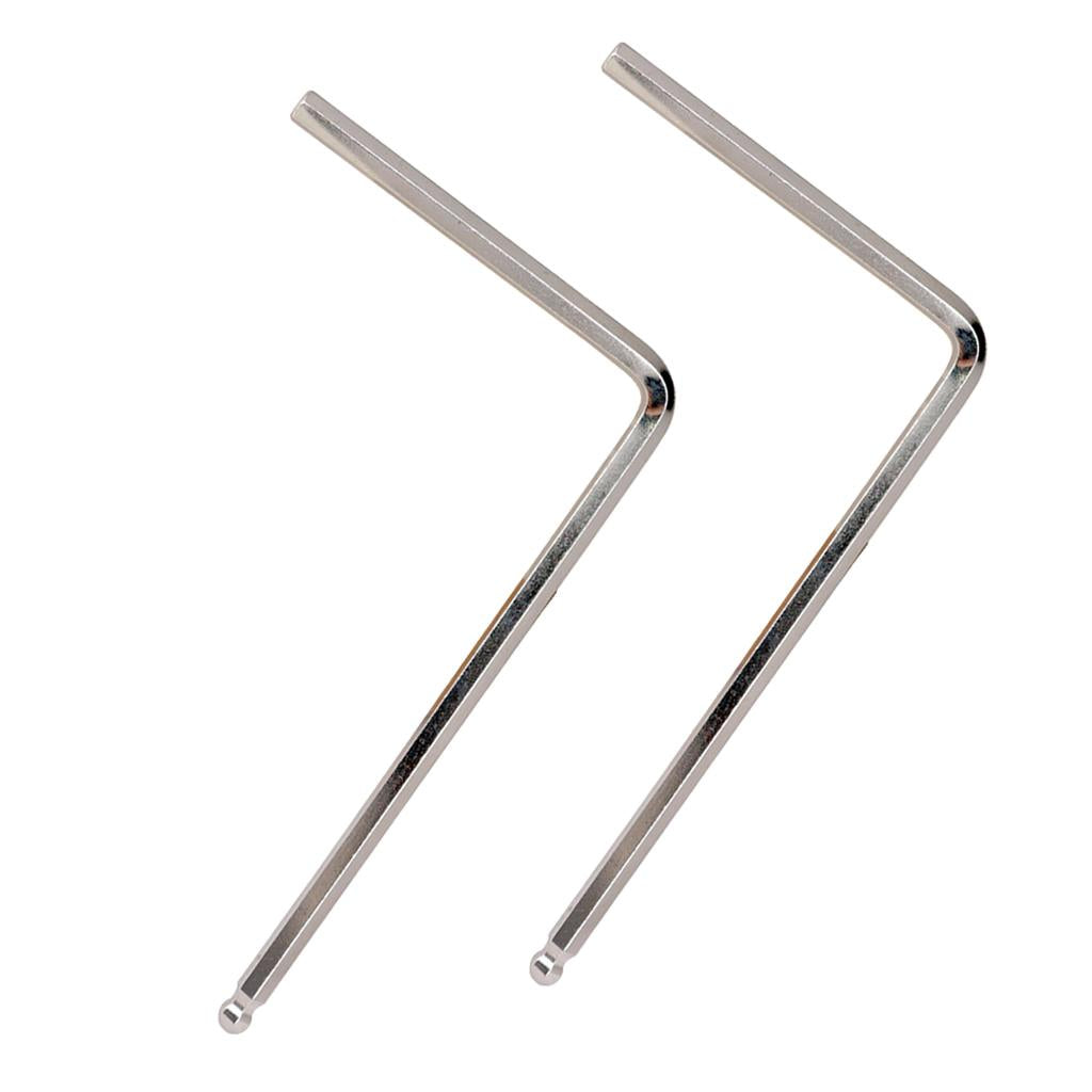 Ball End Guitar Truss Rod Wrench for Acoustic Guitar 5mm Silver