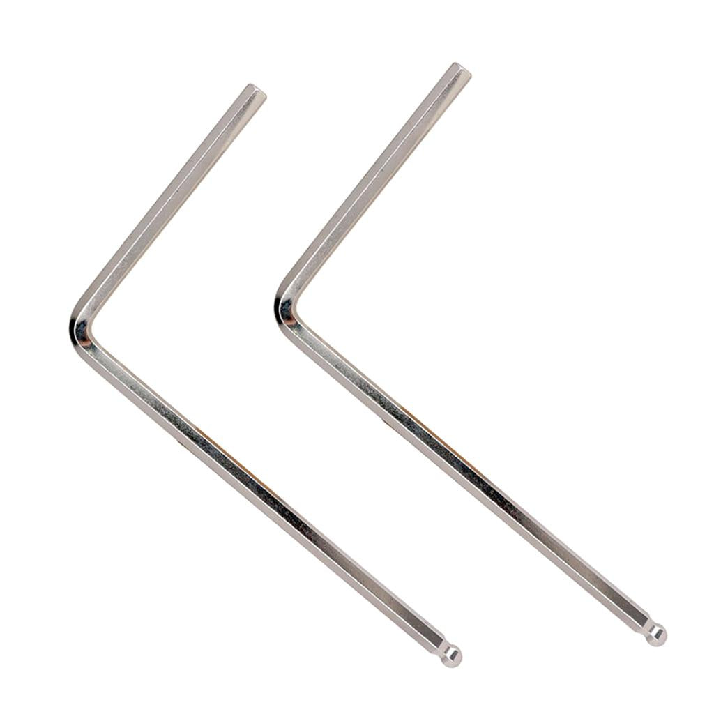 Ball End Guitar Truss Rod Wrench for Acoustic Guitar 5mm Silver