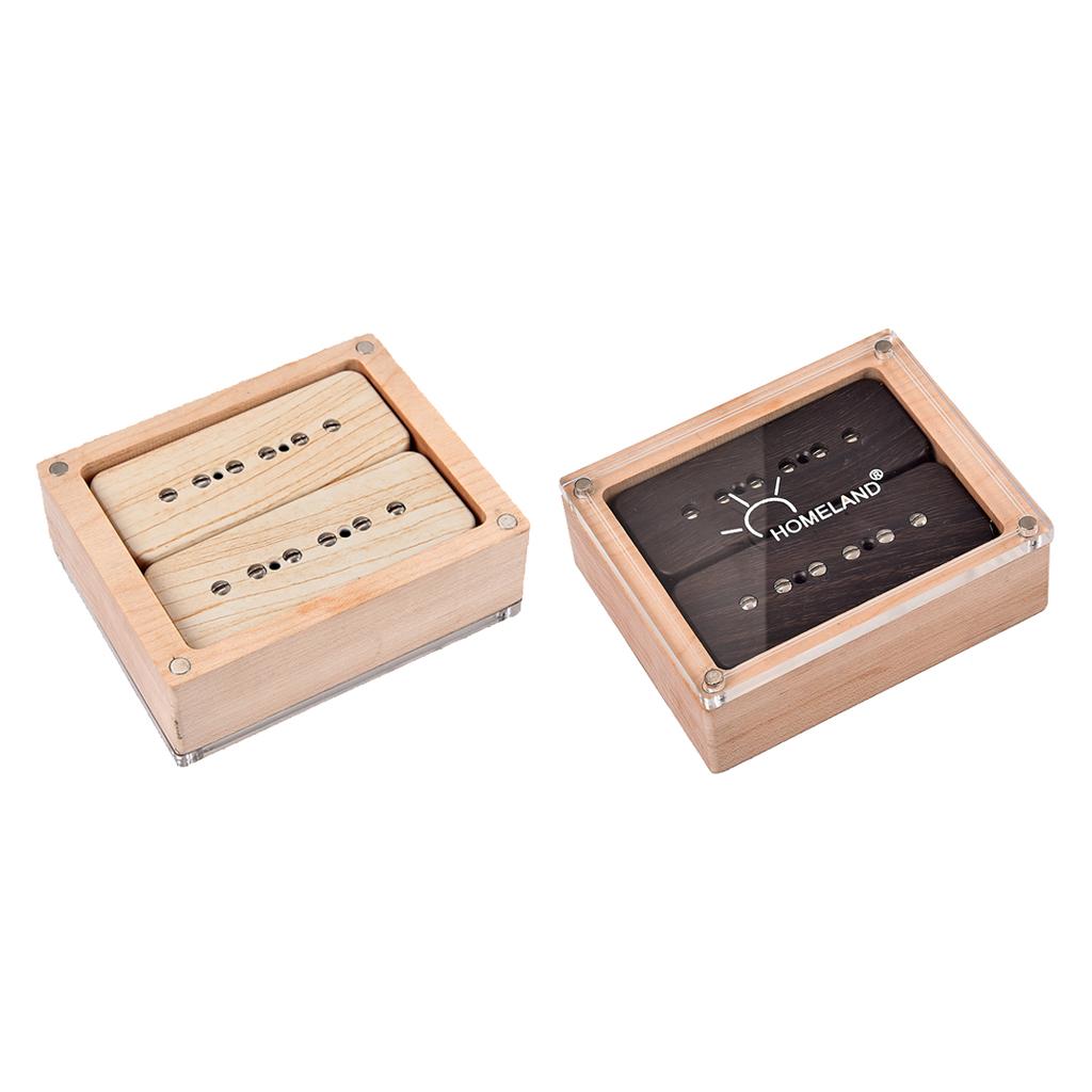 2pc Soapbar P90 Guitar Pickups Set for Electric Guitar Replacement Parts Rosewood