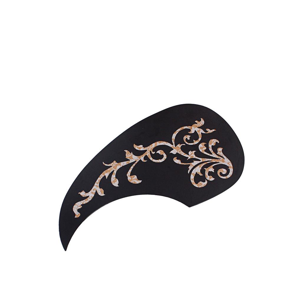 1pc Acoustic Guitar Pickguard Self-adhesive Sticker White Tree Vine Flower