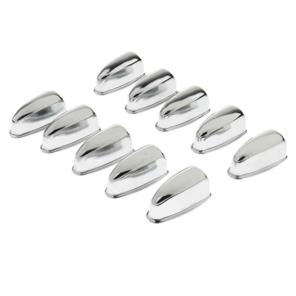 10 Pieces Drum Lug Bass Drum Hooks for Precussion Instrument Parts Silver