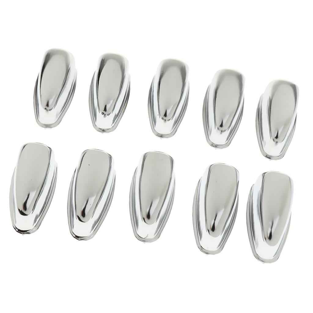 10 Pieces Drum Lug Bass Drum Hooks for Precussion Instrument Parts Silver