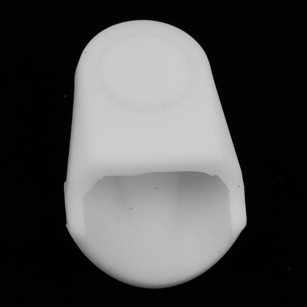 Rubber Clarinet Mouthpiece Cap for Saxophone Buckle Patches Pads Cap White
