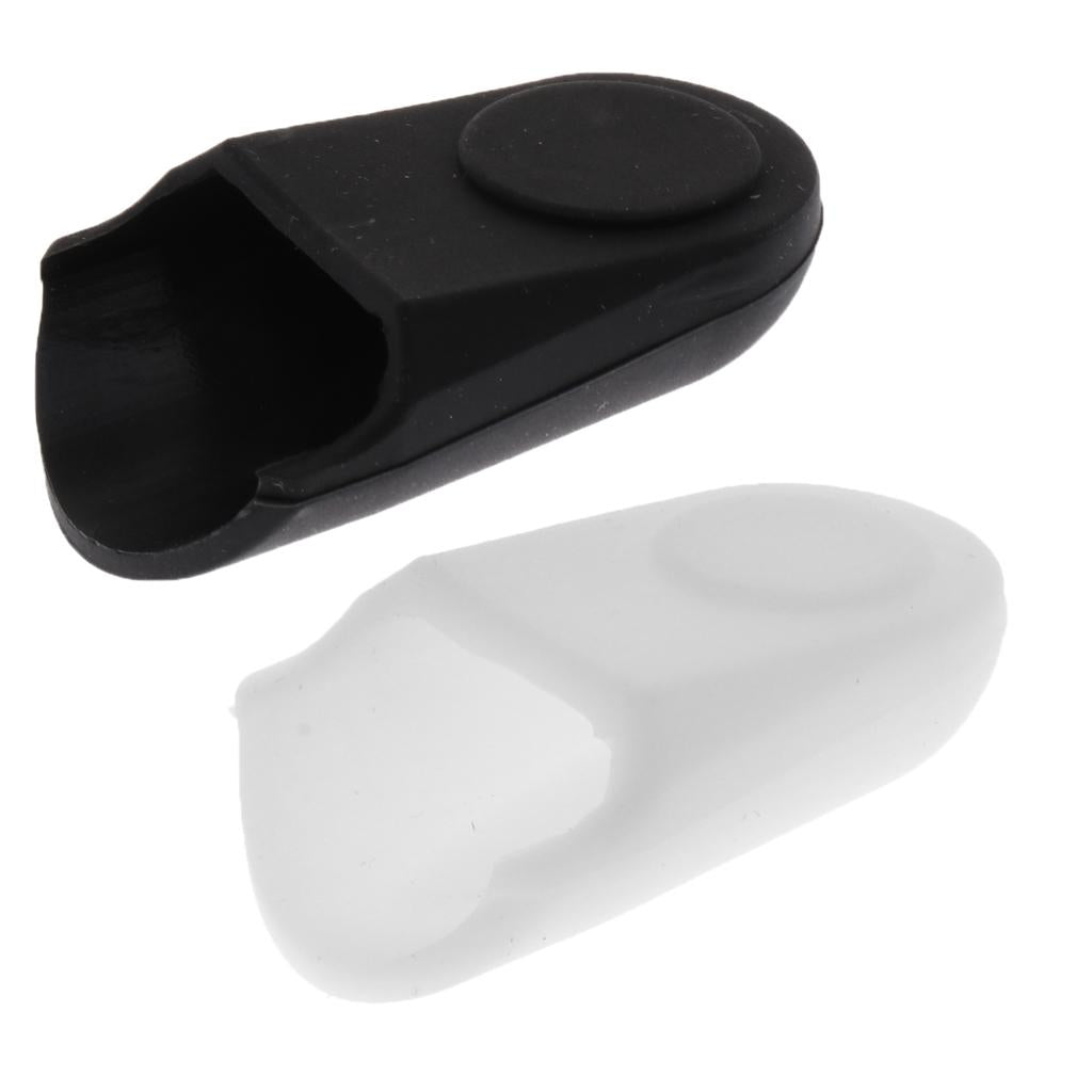Rubber Clarinet Mouthpiece Cap for Saxophone Buckle Patches Pads Cap White