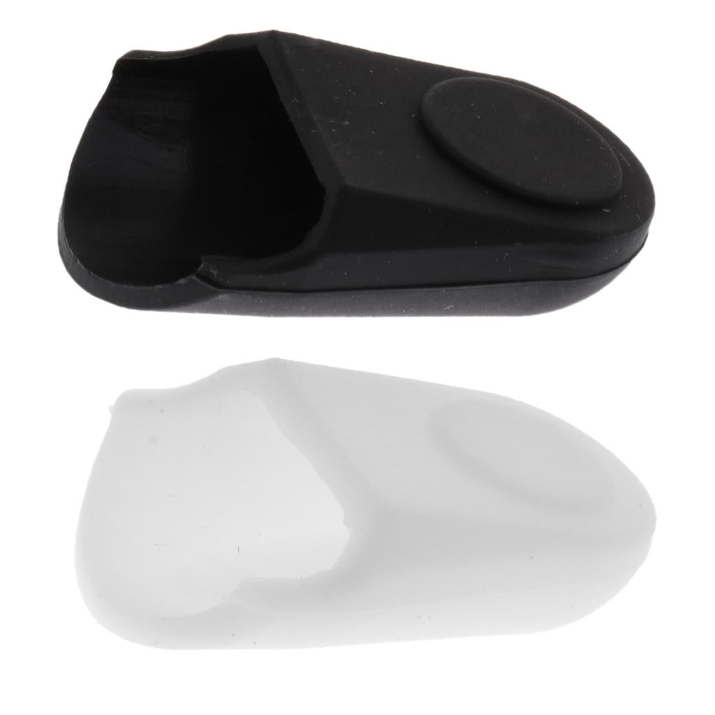 Rubber Clarinet Mouthpiece Cap for Saxophone Buckle Patches Pads Cap White