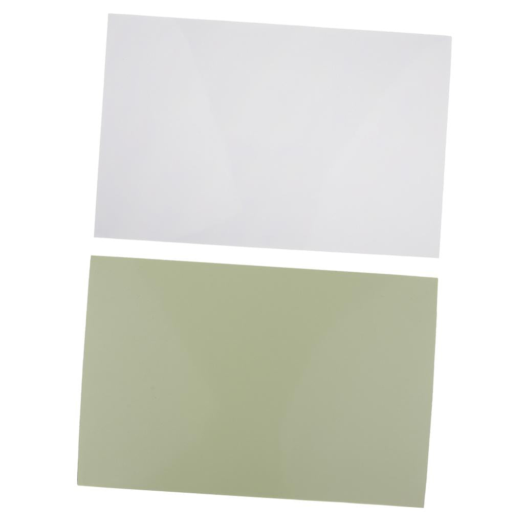 Guitar Pickguard Material Scratch Plate Blank Sheet White