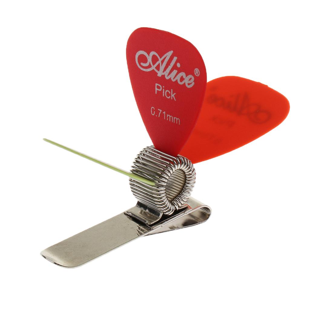 Guitar Bass Picks Plectrums with Pick Holder