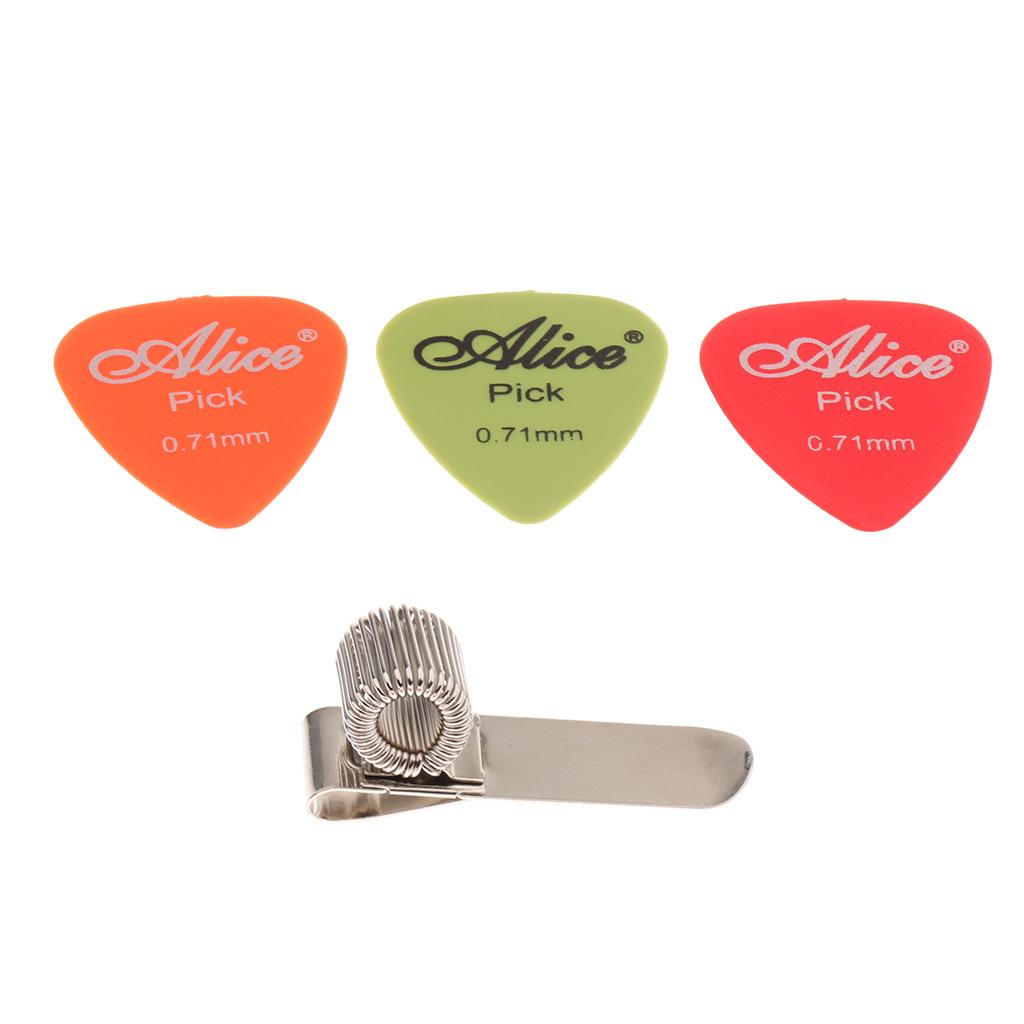 Guitar Bass Picks Plectrums with Pick Holder