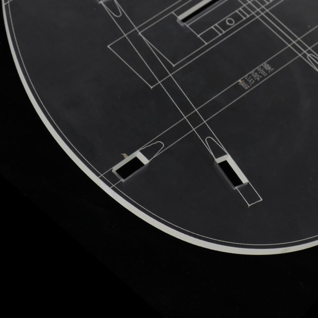 26inch Transparent Ukulele Body Template for Mini Guitar Luthier Tool