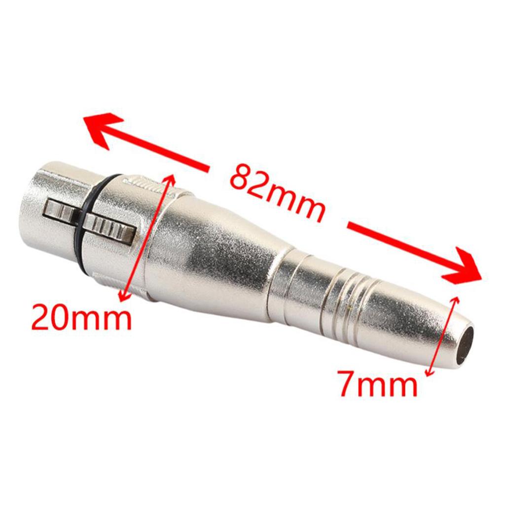 3 Pin XLR Female to Female Jack Plug Audio Adapter Converter Coupler