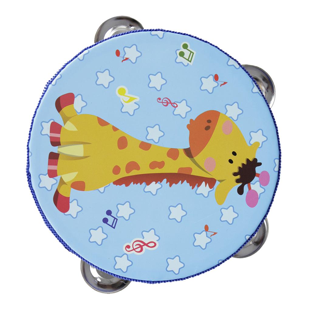 Orff Educational Toy Set 17 Kinds Tambourine Drum Percussion Toys Blue