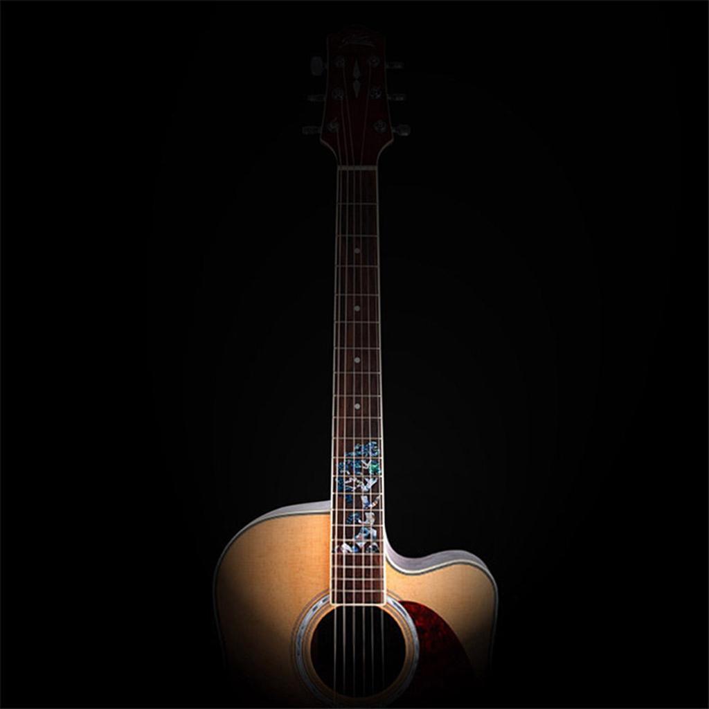 1 Piece Acoustic Electric Guitar Inlay Sticker Fingerboard Marker Fret Decal