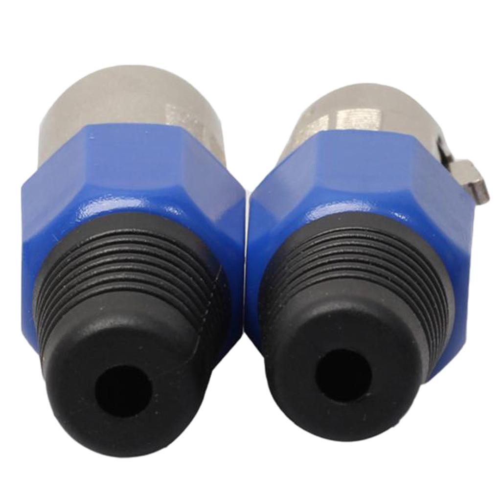 10 Pairs XLR Male and Female Microphone Plug Audio Cable Adapter Connector